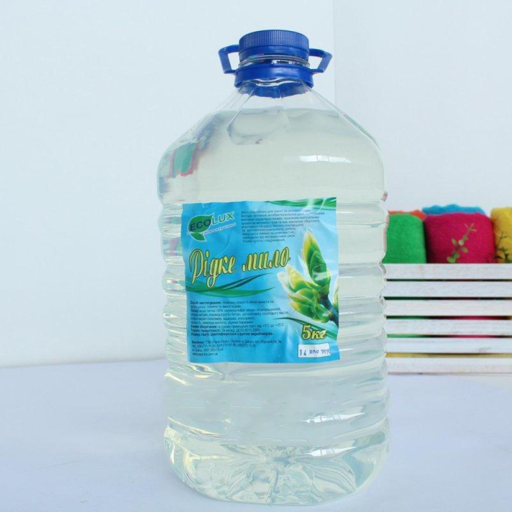 Мыло жидкое EcoLux Весенние травы 5 кг