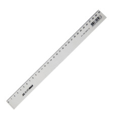 Линейка пластиковая Buromax BM.5829-30 прозрачная 30 см