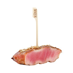 Шпажка бамбуковая Гольф со степенью прожарки Medium Rare 90 мм 100 шт/уп (100 уп/ящ)
