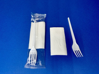 Набор №26 Standard белый - Вилка, Салфетка 1 набор