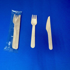 Набор №17 деревянный - Вилка, Нож 1 набор