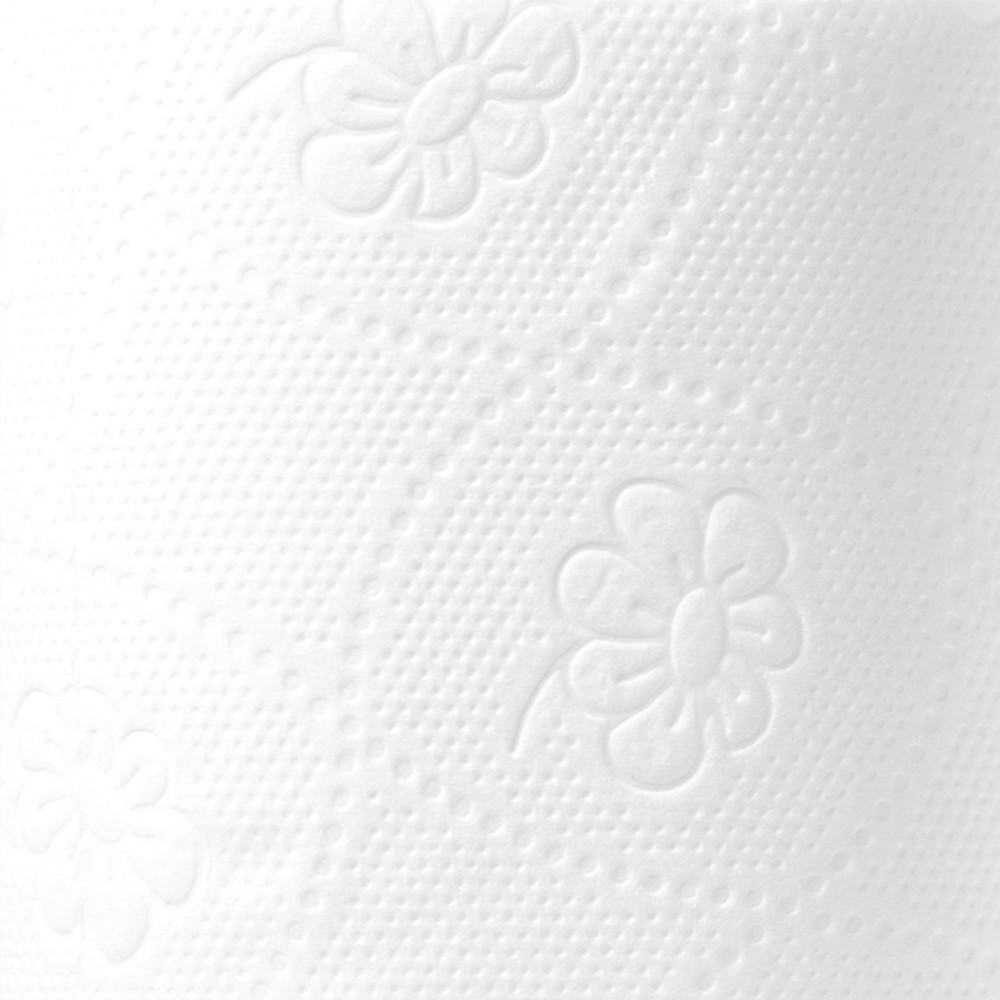 Туалетная бумага Papero трехслойная белая 18,75 м 1 рулон (48 рул/уп)