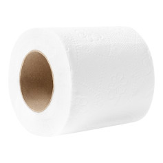 Туалетная бумага Papero трехслойная белая 18,75 м 1 рулон (48 рул/уп)