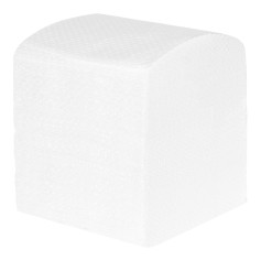 Туалетная бумага листовая Papero V-сложения двухслойная белая 210х100 мм 200 листов/уп (40 уп/ящ)