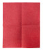 Салфетка вискозная красная 33х30 см 80 г/м2 10 шт/уп (50 уп/ящ)