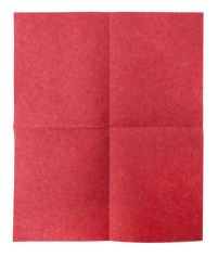 Салфетка вискозная красная 33х30 см 80 г/м2 10 шт/уп (50 уп/ящ)