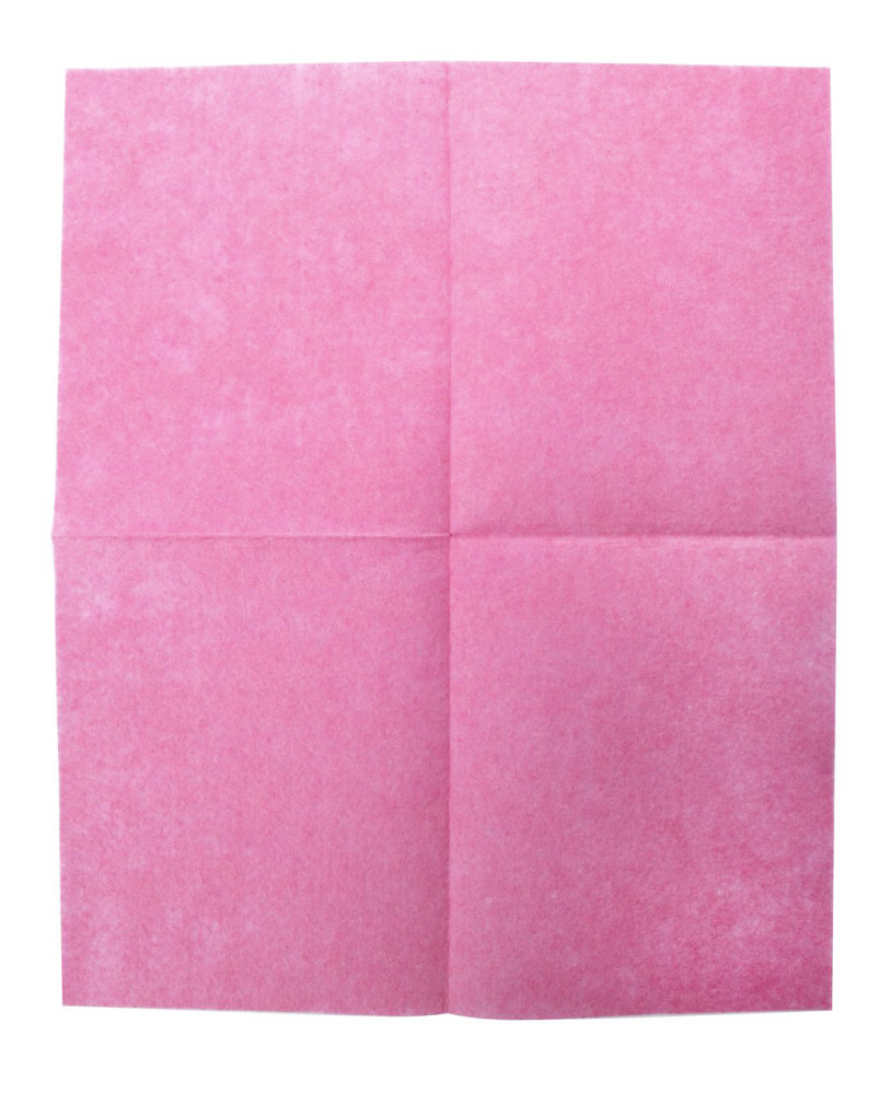 Салфетка вискозная розовая 33х30 см 80 г/м2 10 шт/уп (50 уп/ящ)