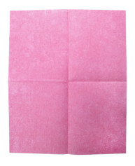 Салфетка вискозная розовая 33х30 см 80 г/м2 10 шт/уп (50 уп/ящ)