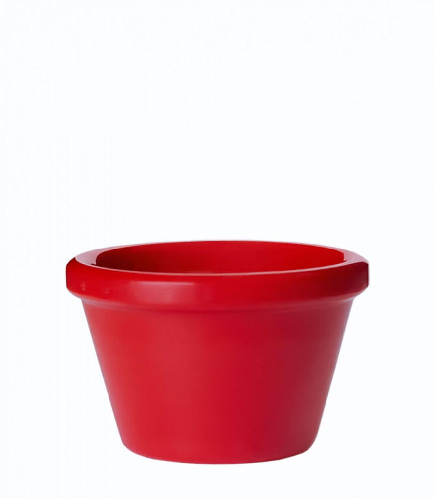 Соусник из меламина круглый красный 55 мл 6х4 см