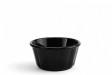 Соусник из поликарбоната круглый черный 80 мл 7,1х3,4 см