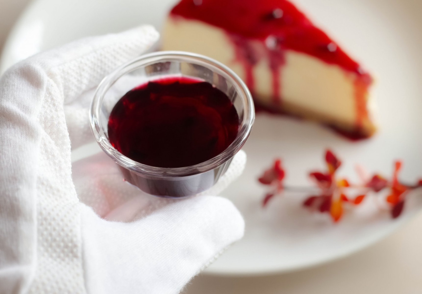 Соусник из поликарбоната круглый прозрачный 80 мл 7,1х3,4 см