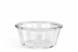 Соусник из поликарбоната круглый прозрачный 35 мл 5,6х2,5 см