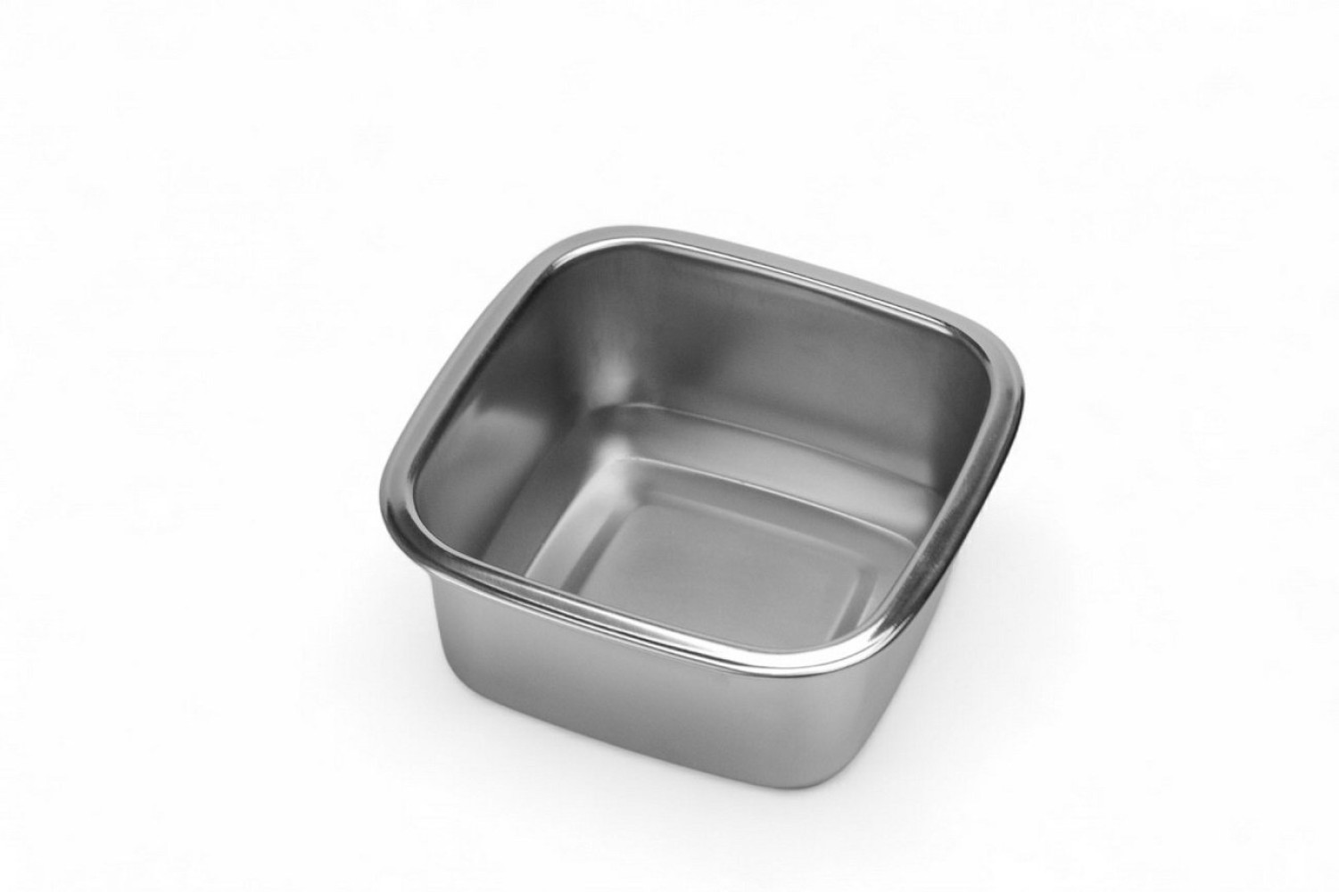 Емкость квадратная из нержавеющей стали 350 мл 10,5х10,5х5 см