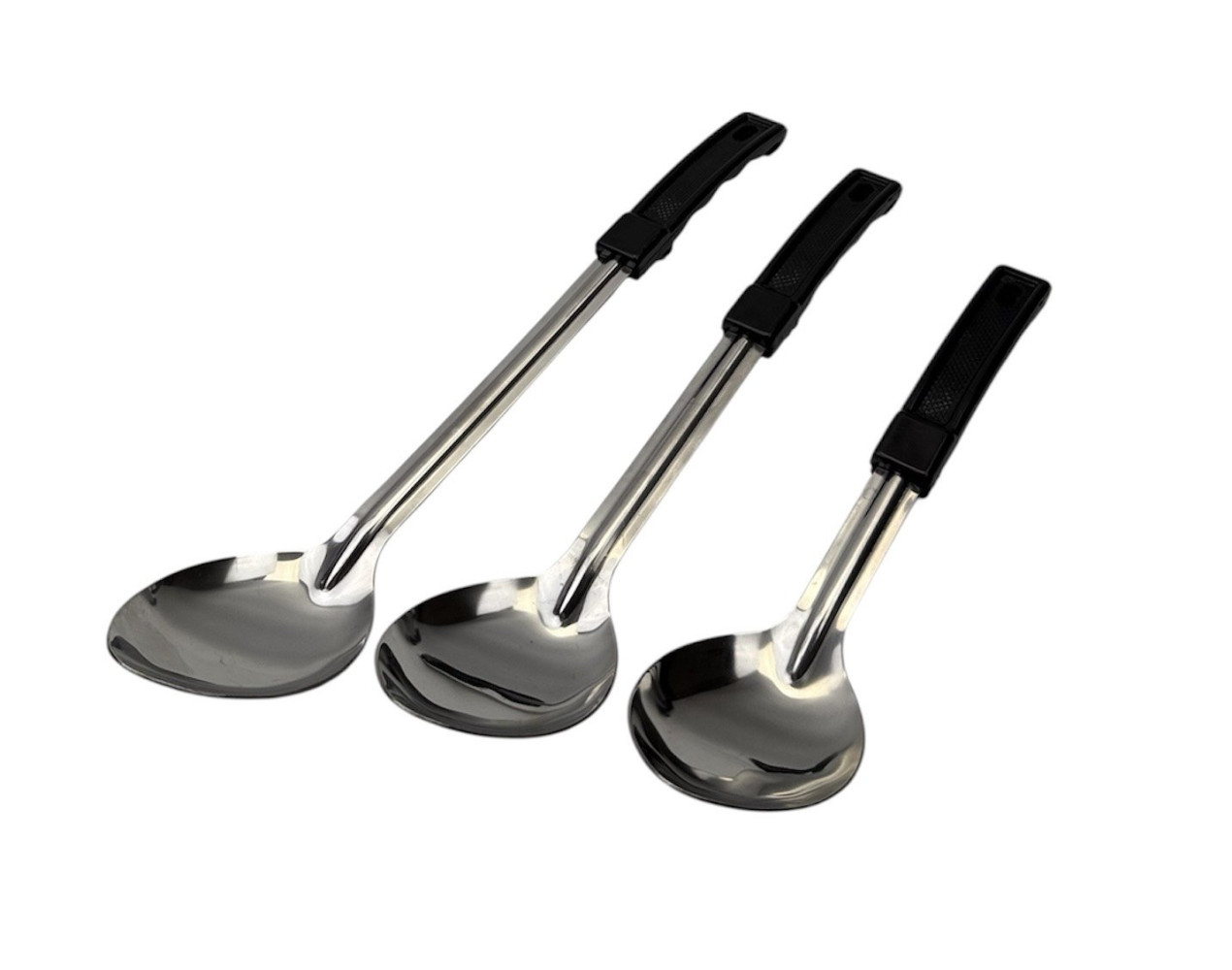 Ложка гарнирная из нержавеющей стали с бакелитовой ручкой 38 см