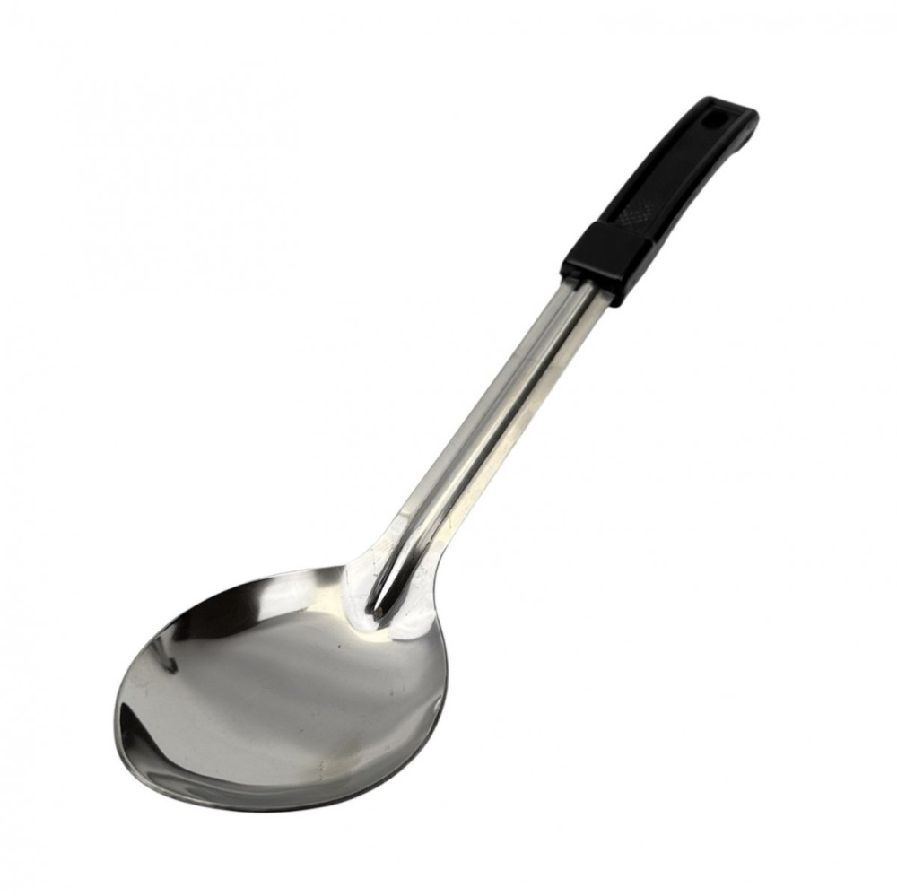 Ложка гарнирная из нержавеющей стали с бакелитовой ручкой 33 см