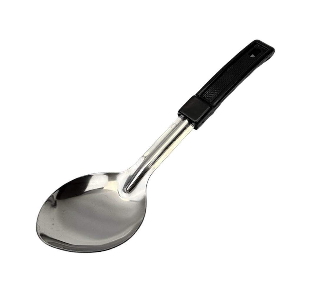 Ложка гарнирная из нержавеющей стали с бакелитовой ручкой 28 см