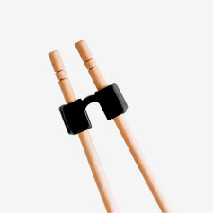 Держатель для суши палочек пластиковый черный 100 шт/уп (100 уп/ящ)