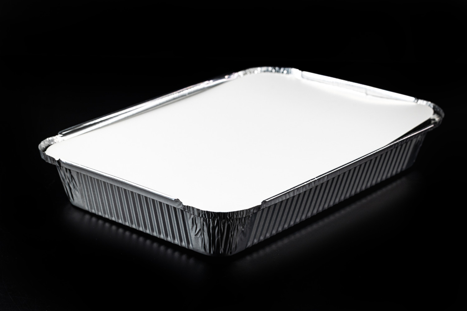 Крышка картонно-фольгированная для контейнера HiT 315/86 315×219 мм 50 шт/уп (10 уп/ящ)