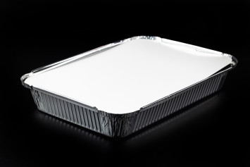 Крышка картонно-фольгированная для контейнера HiT 315/86 315×219 мм 50 шт/уп (10 уп/ящ)