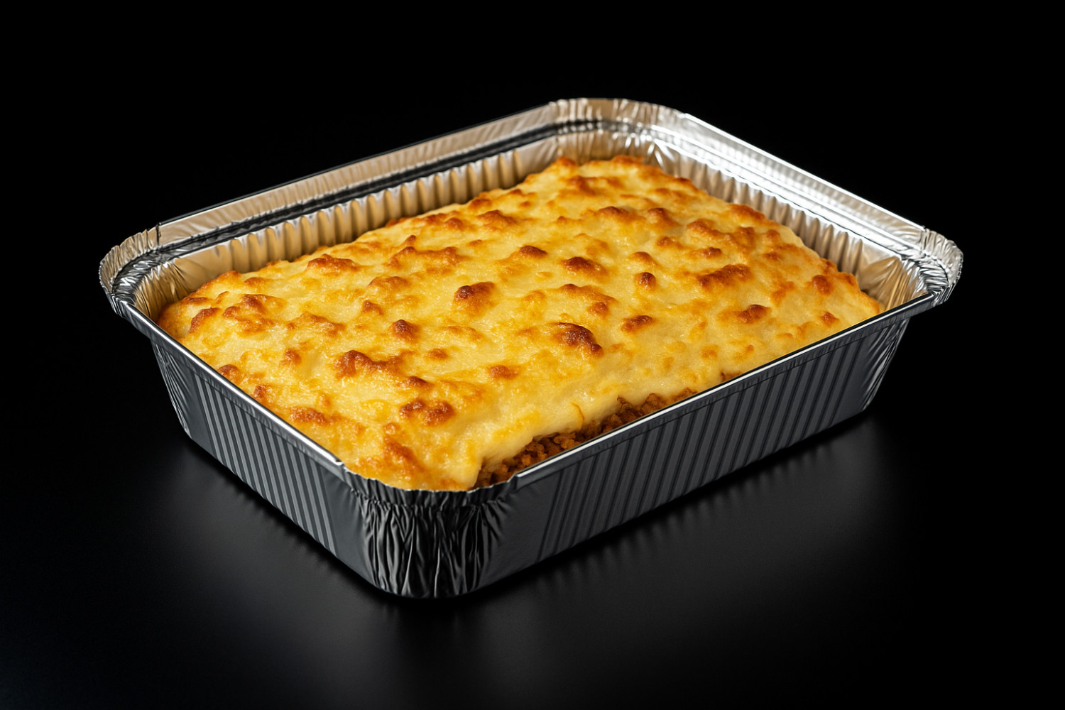 Контейнер из алюминиевой фольги прямоугольный HiT 2619/88 1900 мл 260х190х60 мм 50 шт/уп (10 уп/ящ)