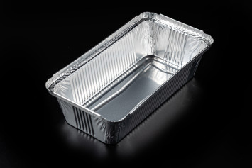 Контейнер из алюминиевой фольги прямоугольный HiT 216/62 900 мл 216х114х58 мм 100 шт/уп (10 уп/ящ)