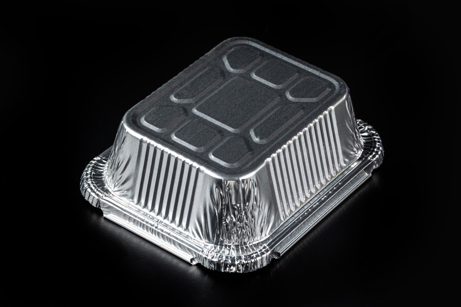 Контейнер из алюминиевой фольги прямоугольный HiT 150/24 410 мл 148х120х47 мм 100 шт/уп (10 уп/ящ)