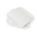 Тарелка бумажная квадратная ламинированная белая 210х210 мм 100 шт/уп (8 уп/ящ)