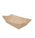 Тарелка бумажная лодочка крафт 500 мл 200х110х50 мм 100 шт/уп (8 уп/ящ)