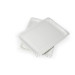 Тарелка бумажная прямоугольная ламинированная белая 220х150 мм 100 шт/уп (10 уп/ящ)