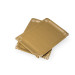Тарелка бумажная прямоугольная ламинированная крафт 220х150 мм 100 шт/уп (10 уп/ящ)