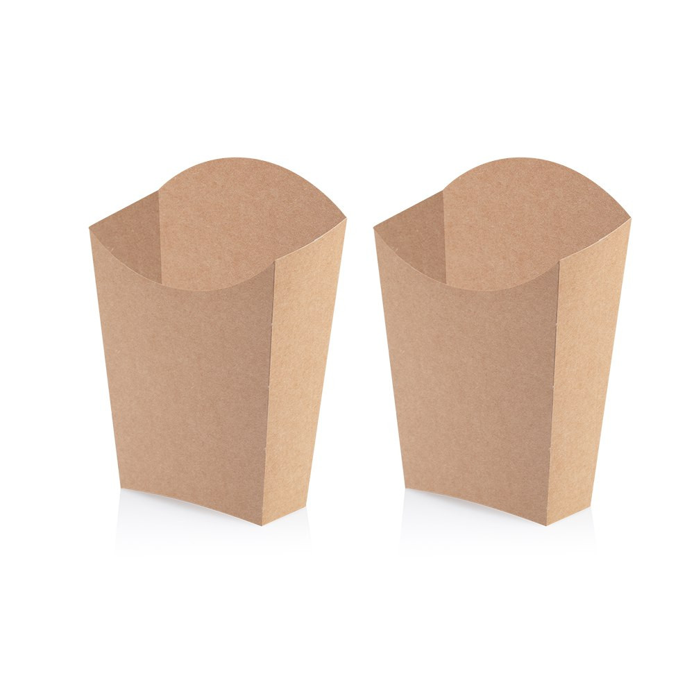 Упаковка для картошки фри крафт L 65х140х33 мм 1 шт (50/750)