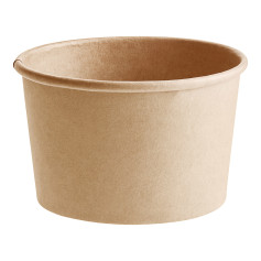 Супник бумажный крафт 470 мл 110х68 мм 25 шт/уп (20 уп/ящ)
