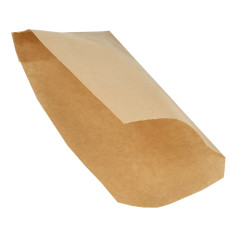 Пакет уголок бумажный крафт 100х220 мм 50 г/м2 100 шт/уп (20 уп/ящ)