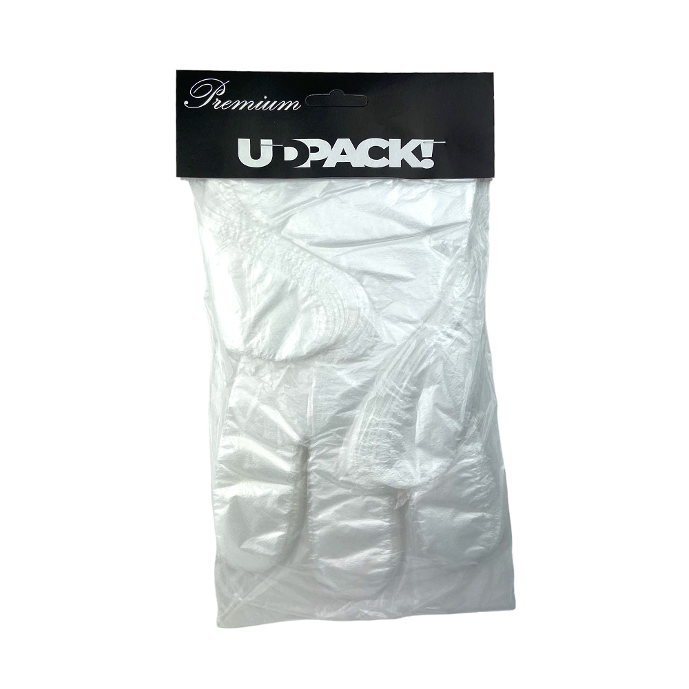 Перчатки полиэтиленовые UDPACK! Premium прозрачные на планке 9 мкм 100 шт/уп (60 уп/ящ)