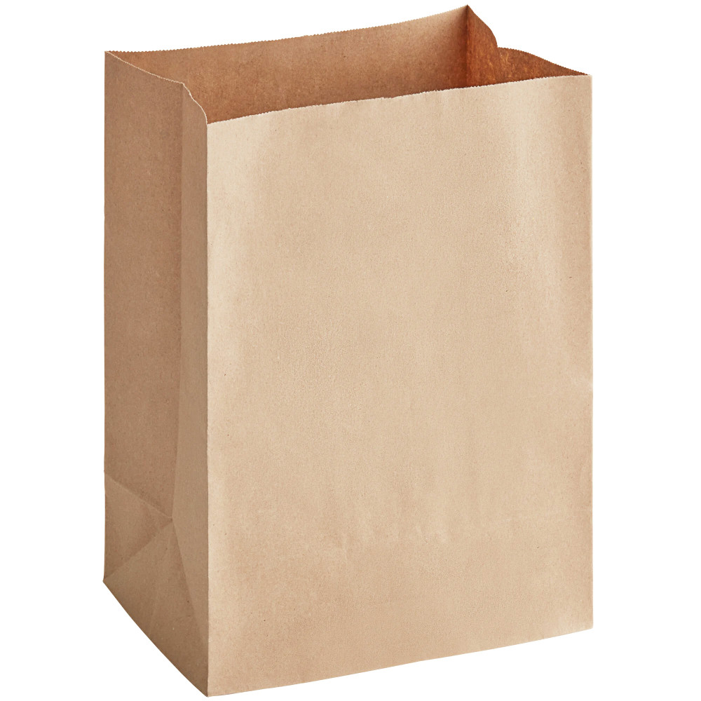 Пакет бумажный крафт с плоским дном 260х350х140 мм 80 г/м2 50 шт/уп (8 уп/ящ)