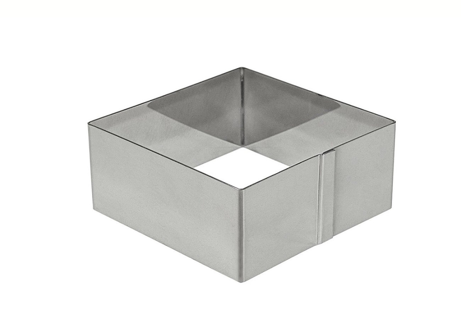 Форма из нержавеющей стали квадратная 10х10х4,5 см