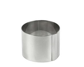 Форма из нержавеющей стали круглая 8х6 см