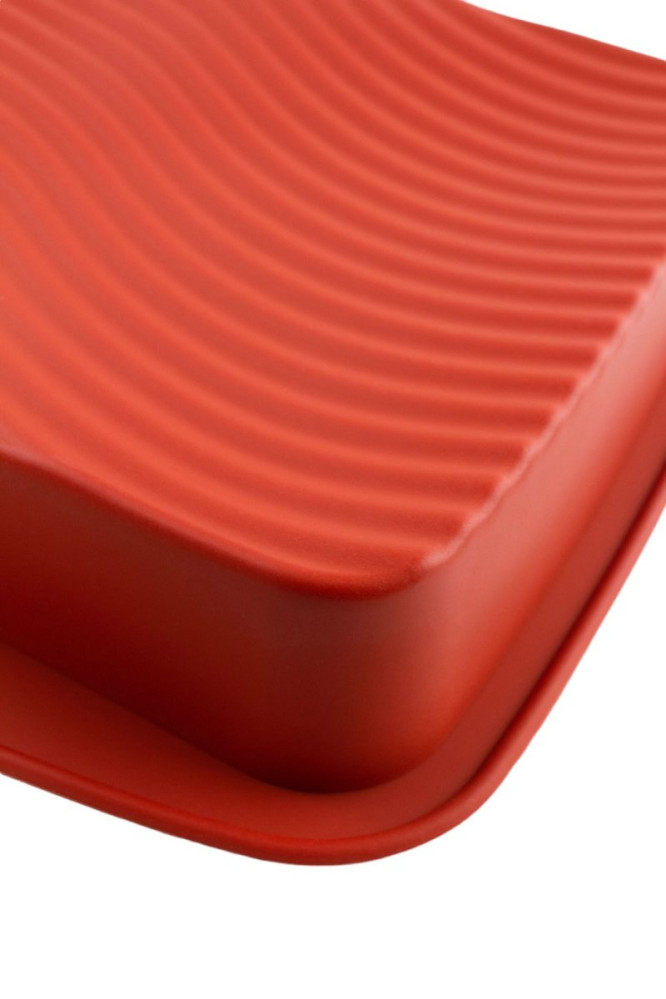 Форма силиконовая Профи Бисквит красная 23х21 см