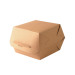 Упаковка для бургера бумажная крафт 125х125х90 мм 1 шт (50/300)