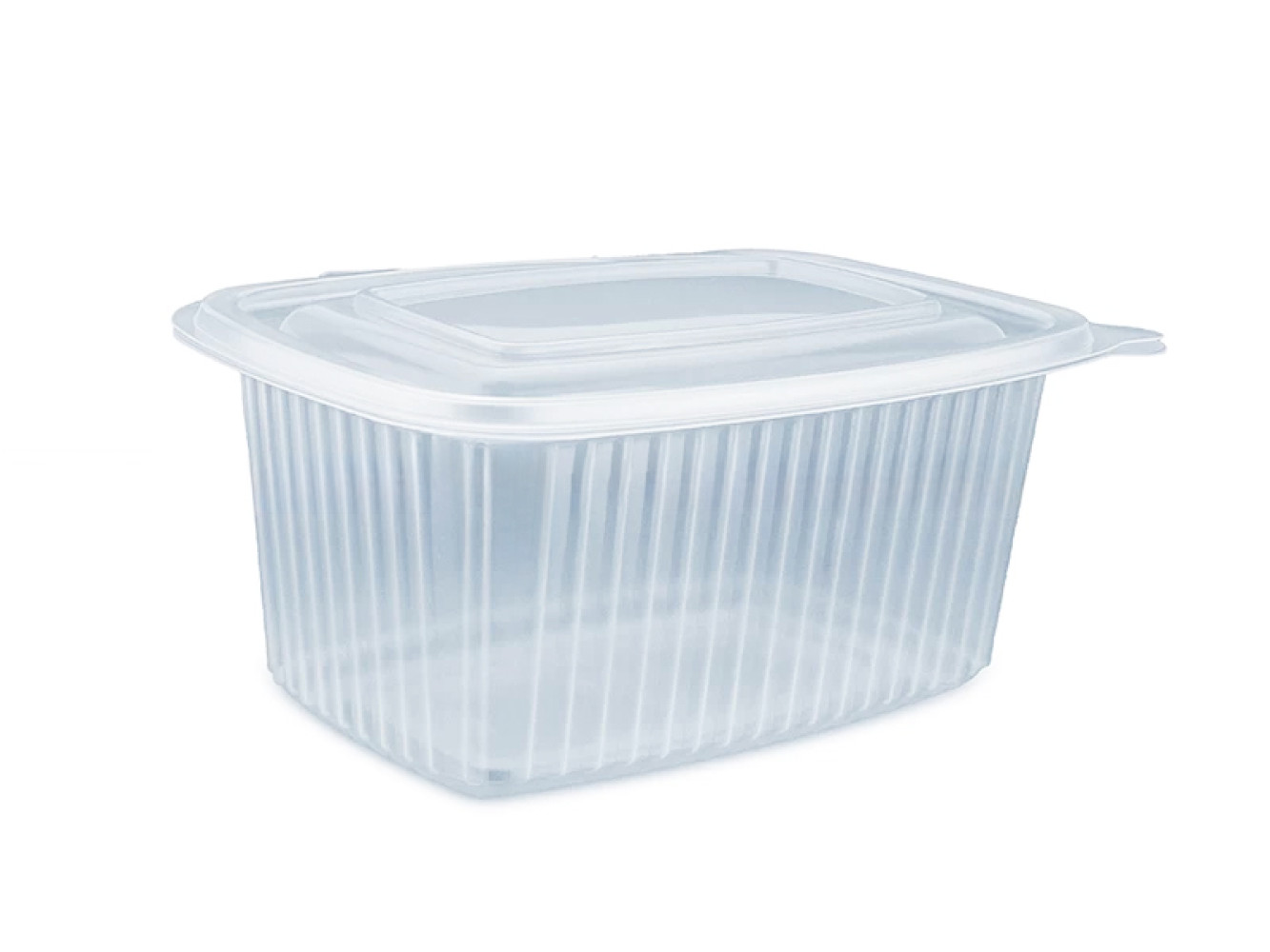 Контейнер пластиковый ПП-114-750 прозрачный с крышкой 750 мл 170х120х75 мм 1 шт (300 шт/ящ)