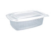 Контейнер пластиковый ПП-114-500 прозрачный с крышкой 500 мл 170х120х55 мм 300 шт/ящ