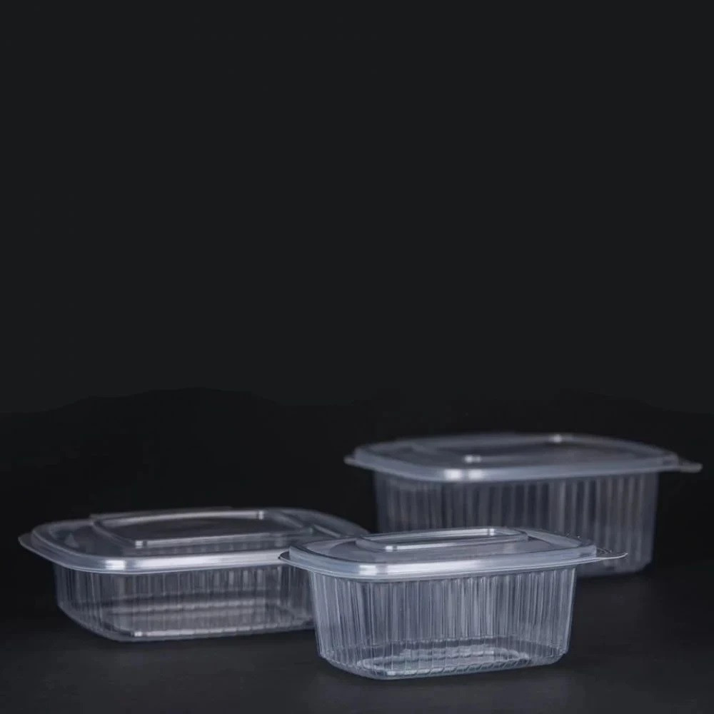 Контейнер пластиковый прозрачный с крышкой 250 мл 123х93х51 мм 1 шт (50/750)