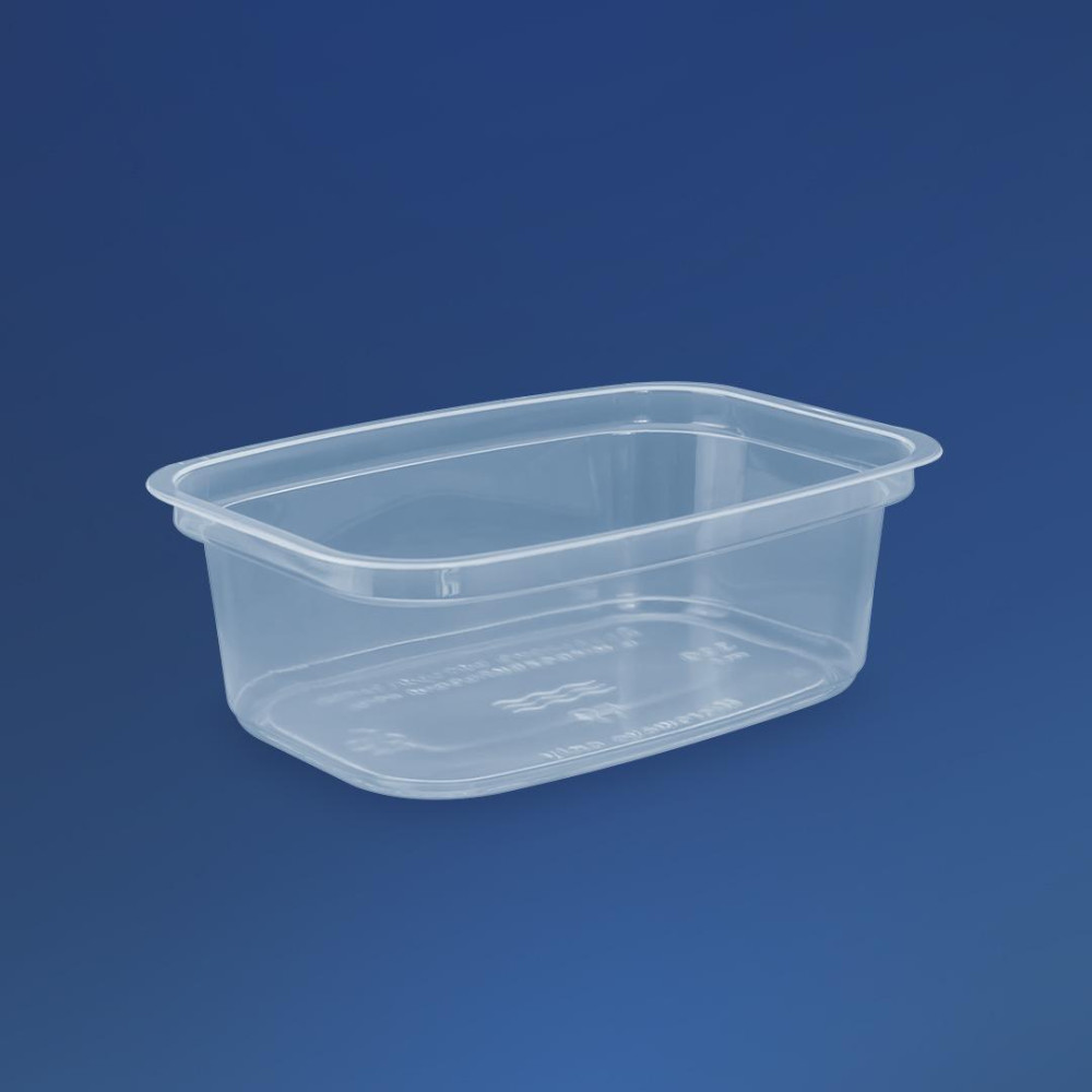 Контейнер пластиковый ПП-116-350 прозрачный с крышкой 350 мл 140х98х47 мм 1 шт (800 шт/ящ)