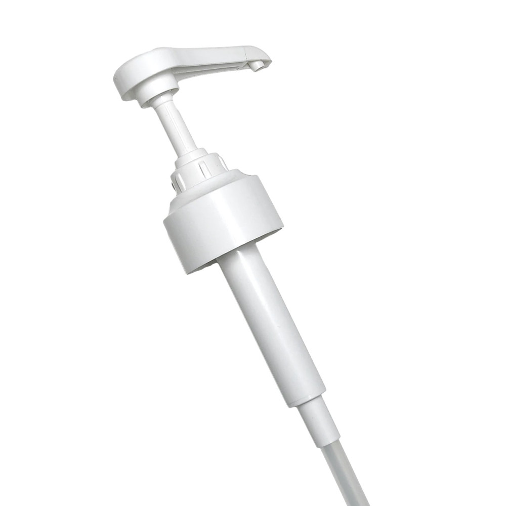 Дозатор для сиропа пластиковый белый 40 см