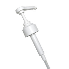 Дозатор для сиропа пластиковый белый 40 см