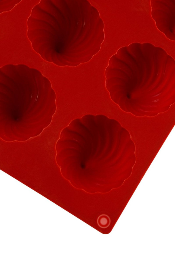 Форма силиконовая Профи Трюфель 15 ячеек красная 4,5 см