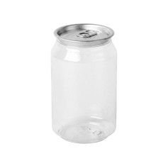 Банка для напитков и десертов PET прозрачная 330 мл 1 шт (100 шт/ящ)