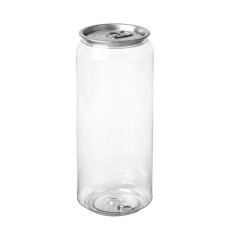 Банка для напитков и десертов PET прозрачная 500 мл 1 шт (100 шт/ящ)