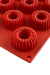 Форма силиконовая Профи Канеле 12 ячеек красная 5 см