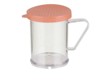 Диспенсер для мелких сыпучих из поликарбоната розовый 280 мл 3 мм